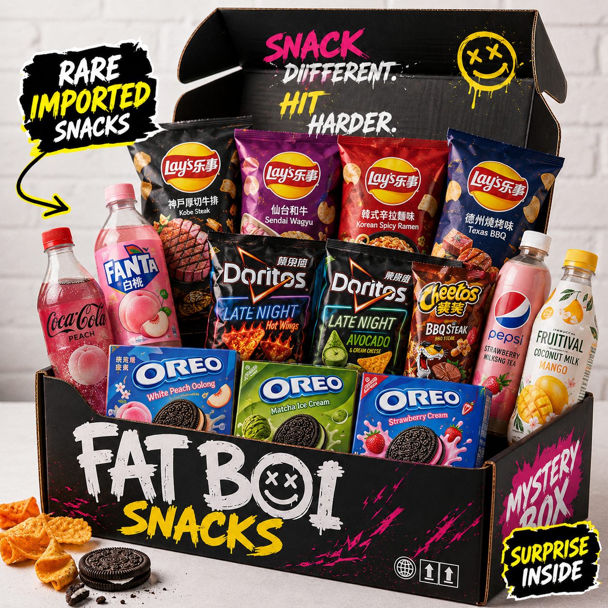 Fat Boi Exotic Snack Mystery Box