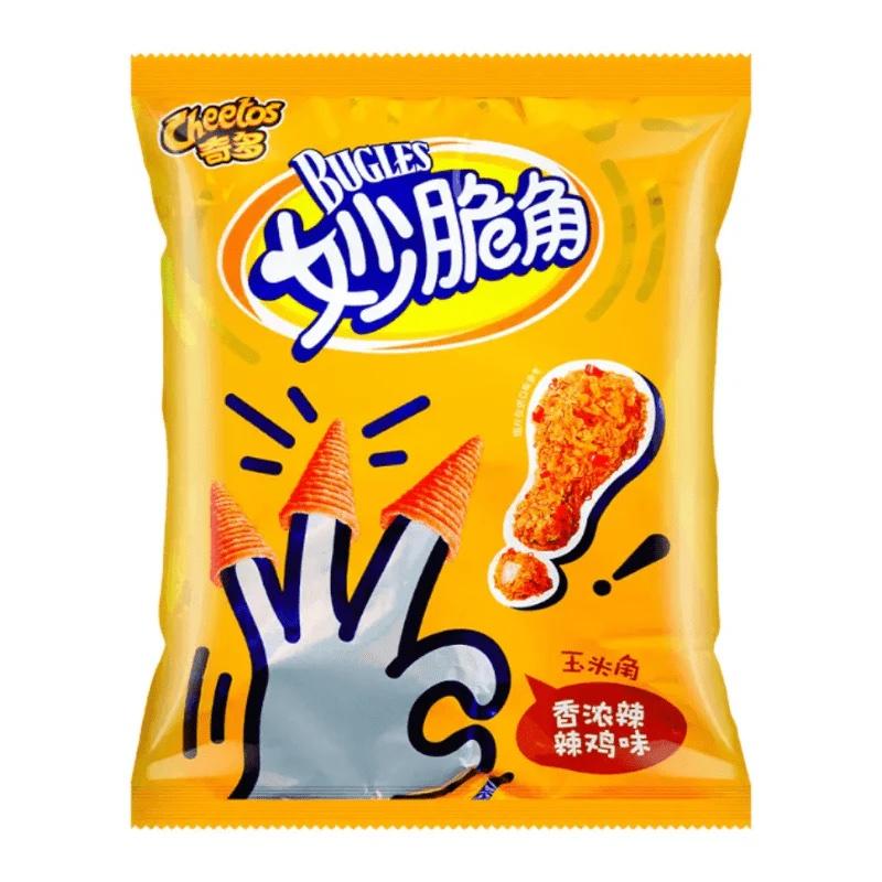 CHEETOS BUGLES SPICY CHICKEN imported China snack from The Fat Boi Snacks