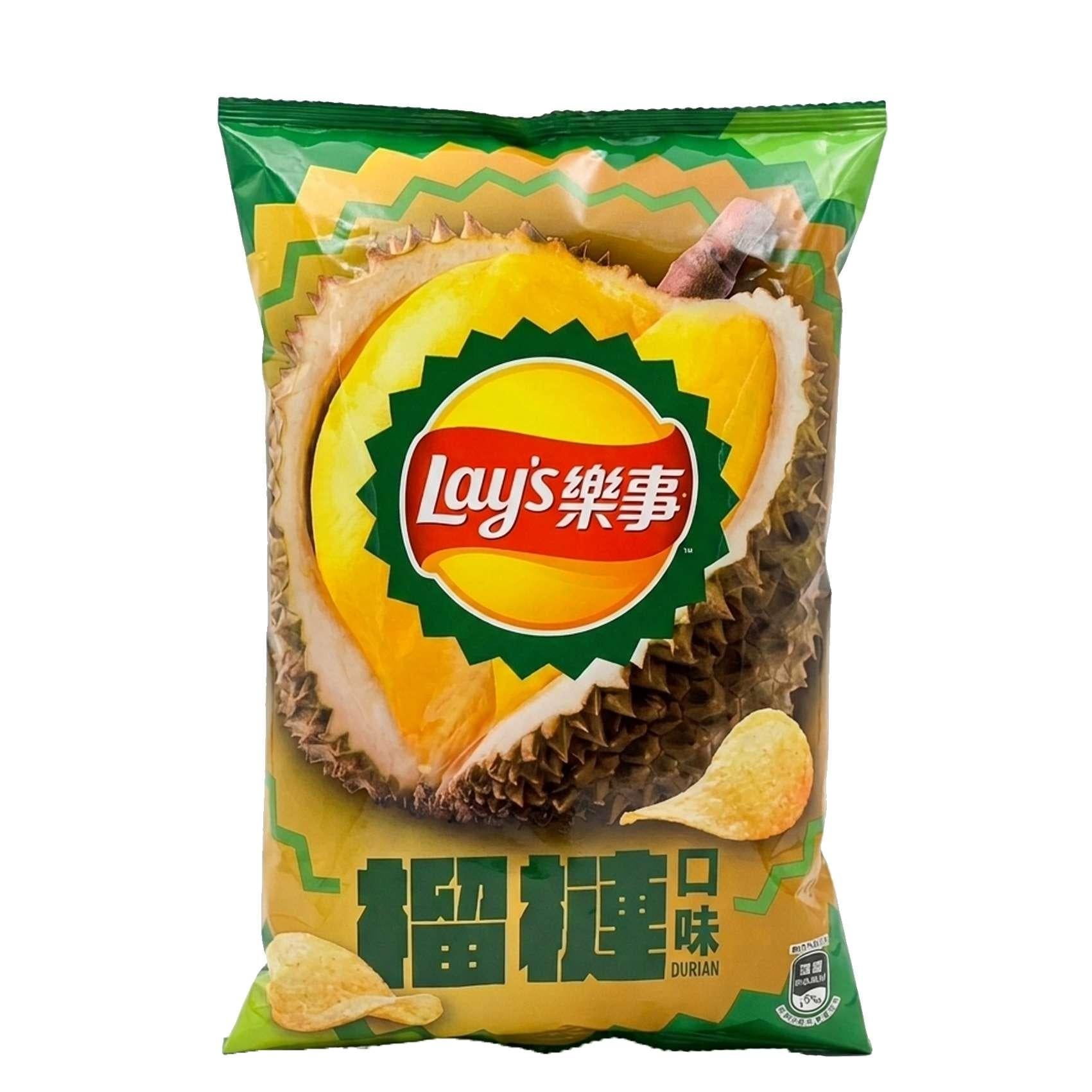 Lay's Durian Flavor imported Taiwan snack from The Fat Boi Snacks