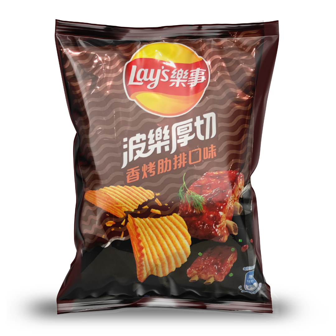 Lay's Grilled Ribs imported Taiwan snack from The Fat Boi Snacks