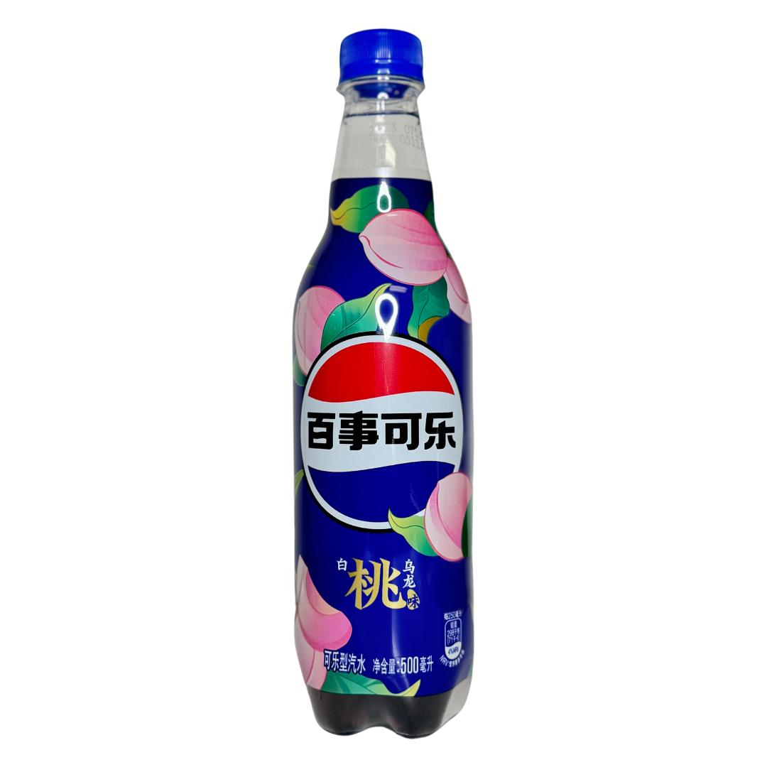 PEPSI WHITE PEACH OOLONG imported China snack from The Fat Boi Snacks